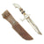 Original U.S. WWII Theater Made Customized RH Pal 36 Fighting Knife with Leather Sheath Original Items