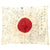 Original Japanese WWII USGI Signed Hand Painted Good Luck Flag - 28" x 23" Original Items