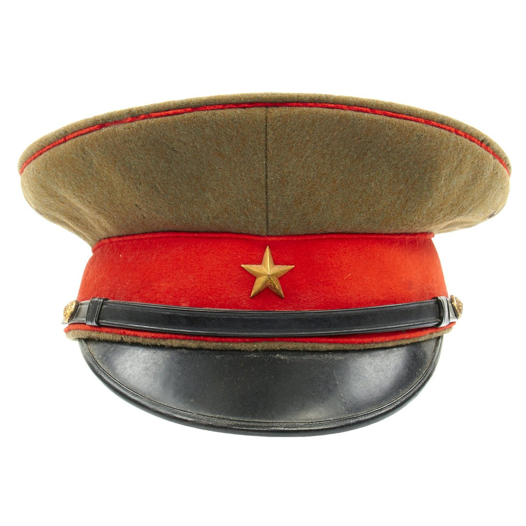 Original WWII Imperial Japanese Army Officer Visor Cap Original Items