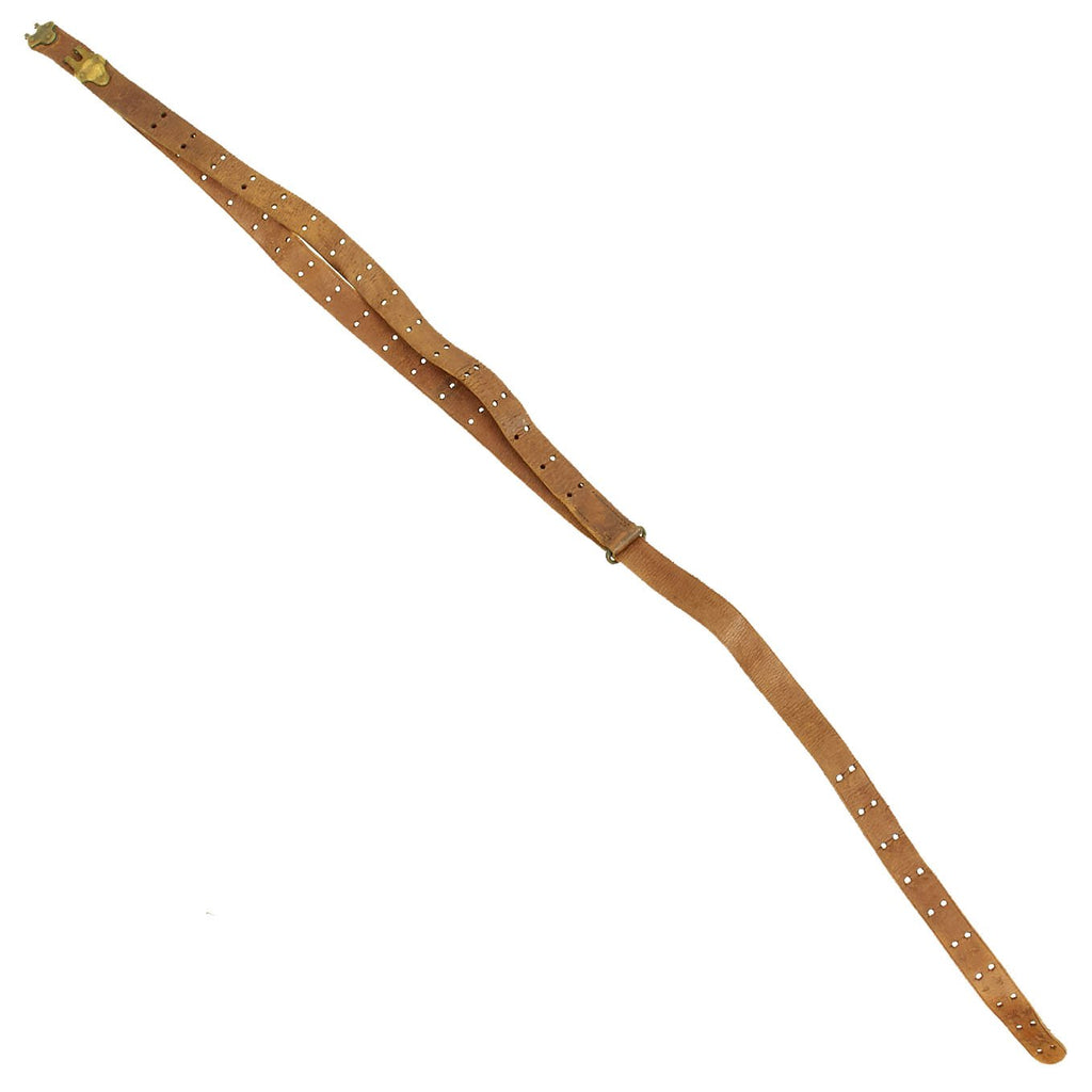 Original U.S. WWI M1907 Pattern Springfield Rifle Leather Sling by Duncan - dated 1917 Original Items