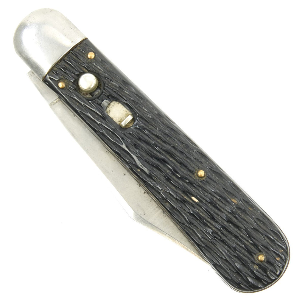 Original U.S. WWII style Korean War Airborne Schrade Walden NY M2 Pocket Knife Original Items