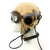 Original British WWII RAF Type E Flying Helmet with Mk VIII Goggles and Throat Microphone Original Items