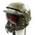 Original British RAF MK 3A Flying Helmet with Visor, Headset, Mic, Oxygen Mask and Carry Case Original Items