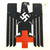 Original German WWII DRK Officer Vehicle Car Fender Pennant - Deutsches Rotes Kreuz Original Items