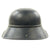 Original German WWII M38 Luftschutz Gladiator Air Defense Helmet with Removed Decal Original Items