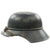 Original German WWII M38 Luftschutz Gladiator Air Defense Helmet with Removed Decal Original Items