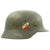 Original German WWII Army Heer M35 Double Decal Steel Helmet - ET64 Original Items