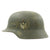 Original German WWII Army Heer M35 Double Decal Steel Helmet - ET64 Original Items