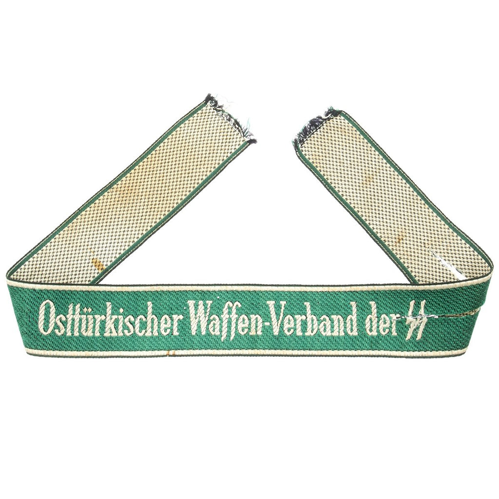 Original German WWII Osttürkischer Waffen-Verband der SS Cufftitle Original Items