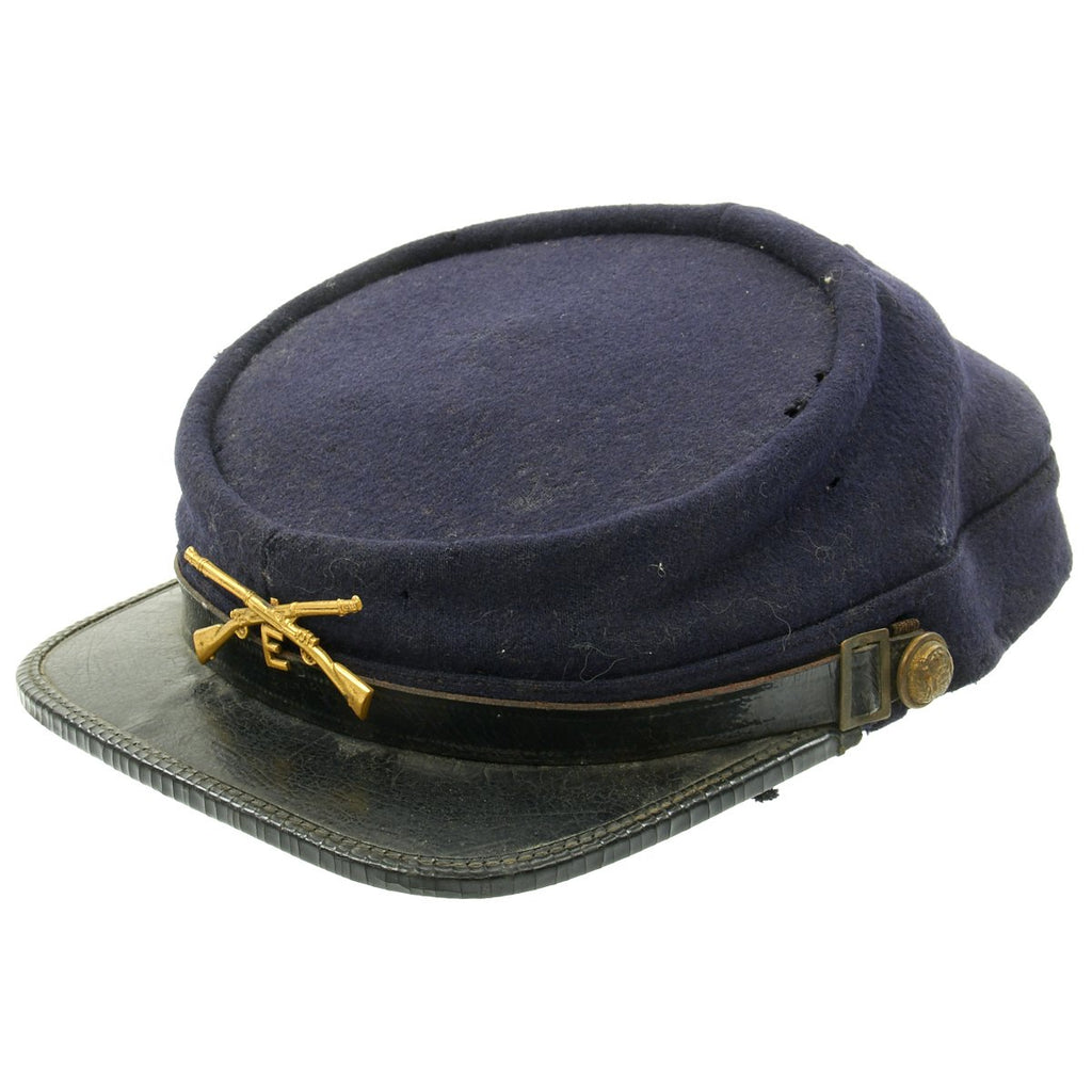 Original U.S. Army Indian Wars Infantry Chasseur Pattern Kepi Original Items