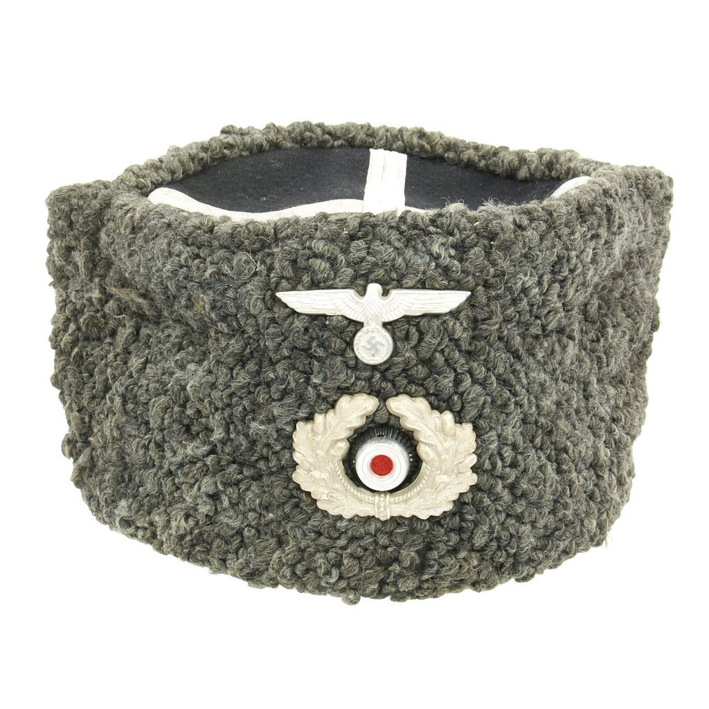 Original German WWII Russian Cossack Wool Hat Original Items