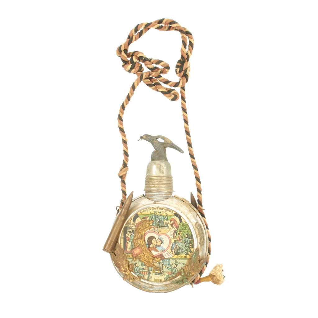 Original German WWI Service Remembrance Veteran Canteen Flask Original Items