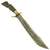 Original U.S. WWII Bring Back Philippine Souvenir Large Bowie Style Knife with Carved Handle Original Items