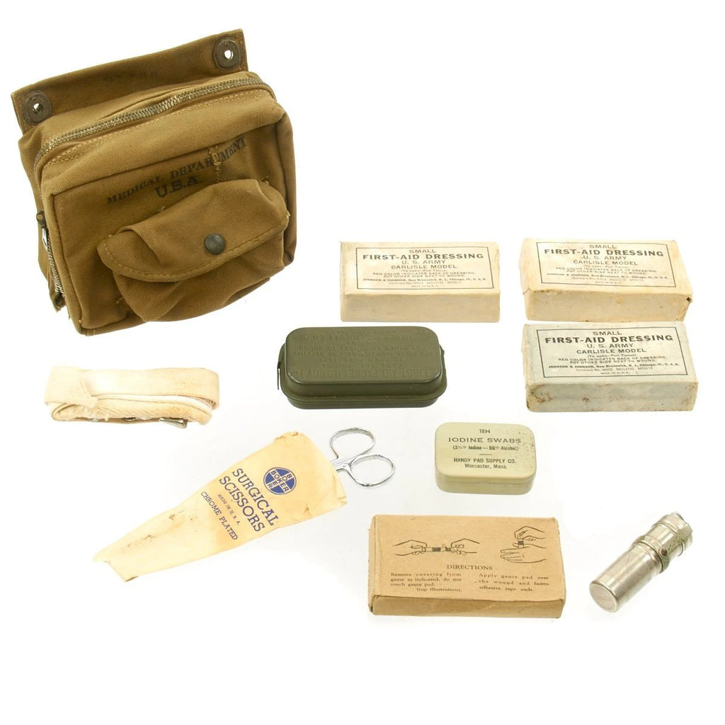 Original U.S. WWII Douglas C-47 Skytrain Aeronautic First Aid Kit Original Items