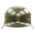 Original German WWII Heer M35 Double Decal Steel Helmet SE64 - USGI Bring Back Grouping Original Items