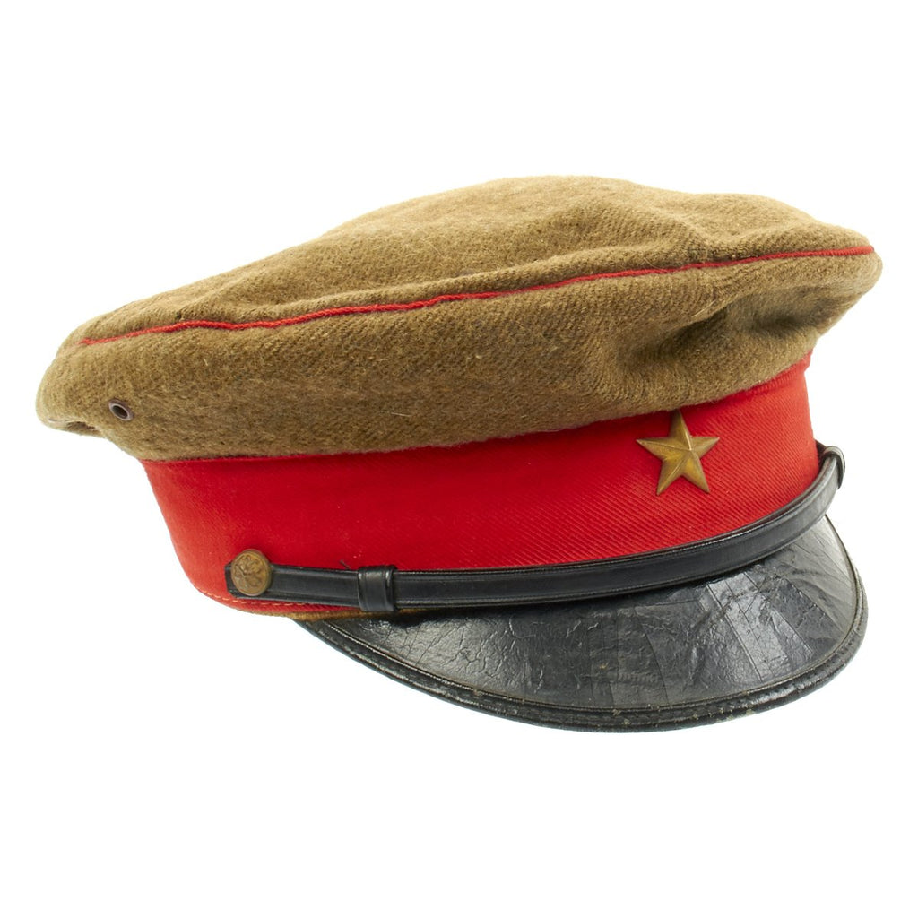 Original WWII Japanese Army Enlisted Mans Visor Cap Original Items