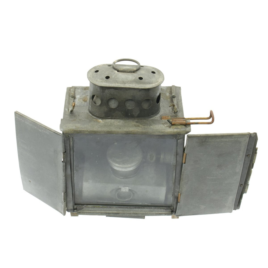 Original German WWI Trench Lantern Marked WeltLaterne J. Schwarz Company Berlin Original Items