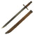 Original Japanese WWII Late Pattern Arisaka Type 30 Bayonet by Toyoda with Wooden Scabbard Original Items