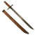 Original Japanese WWII Late Pattern Arisaka Type 30 Bayonet by Toyoda with Wooden Scabbard Original Items
