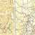 Original U.S. WWII Silk Escape Map of Western Europe 43/C 43/D with Service Wear and Markings Original Items
