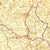 Original U.S. WWII Silk Escape Map of Western Europe 43/C 43/D with Service Wear and Markings Original Items