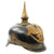 Original WWI Imperial German Prussian Infantry Officer Model 1897 Pickelhaube Leather Helmet Original Items