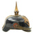 Original WWI Imperial German Prussian Infantry Officer Model 1897 Pickelhaube Leather Helmet Original Items