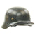 Original German WWII Luftwaffe M35 Double Decal Steel Helmet - marked SE64 Original Items