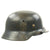 Original German WWII Luftwaffe M35 Double Decal Steel Helmet - marked SE64 Original Items