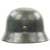 Original German WWII Luftwaffe M35 Double Decal Steel Helmet - marked SE64 Original Items