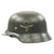 Original German WWII Luftwaffe M35 Double Decal Steel Helmet - marked SE64 Original Items