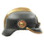 Original German WWI Leather Fire Brigade Helmet by Gustav Rannenberg of Hannover Original Items
