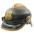 Original German WWI Leather Fire Brigade Helmet by Gustav Rannenberg of Hannover Original Items