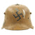 Original German WWI M16 Helmet Donation Bank for The Thrid Reich Original Items