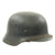 Original German WWII M40 Single Decal Luftwaffe Helmet with Size 61cm Liner Captured in Italy - ET68 Original Items