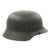 Original German WWII M40 Single Decal Luftwaffe Helmet with Size 61cm Liner Captured in Italy - ET68 Original Items