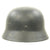 Original German WWII M40 Single Decal Luftwaffe Helmet with Size 61cm Liner Captured in Italy - ET68 Original Items