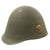Original Danish WWI Model 1923 Steel Army Helmet with Helmet Badge Original Items