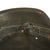 Original German WWII M42 Single Decal Army Heer Helmet Shell with Liner Band & Dome Stamp - ET64 Original Items