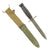 Original U.S. WWII Imperial M4 Bayonet for M1 Carbine with M8A1 Scabbard by B.M. Co Original Items