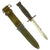 Original U.S. WWII M4 Bayonet by Imperial for M1 Carbine with M8A1 Scabbard by B.M. Co Original Items