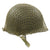 Original U.S. WWII 1944 M1 McCord Front Seam Swivel Bale Helmet with Westinghouse Liner and Net Original Items
