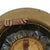 Original U.S. USMC WWI M1917 Doughboy Helmet with Textured Paint and Intact Liner and Chinstrap Original Items
