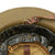 Original U.S. USMC WWI M1917 Doughboy Helmet with Textured Paint and Intact Liner and Chinstrap Original Items