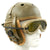 Original U.S. WWII M38 Tanker Helmet by Rawlings with Type R-14 Earphones and Polaroid Goggles Original Items
