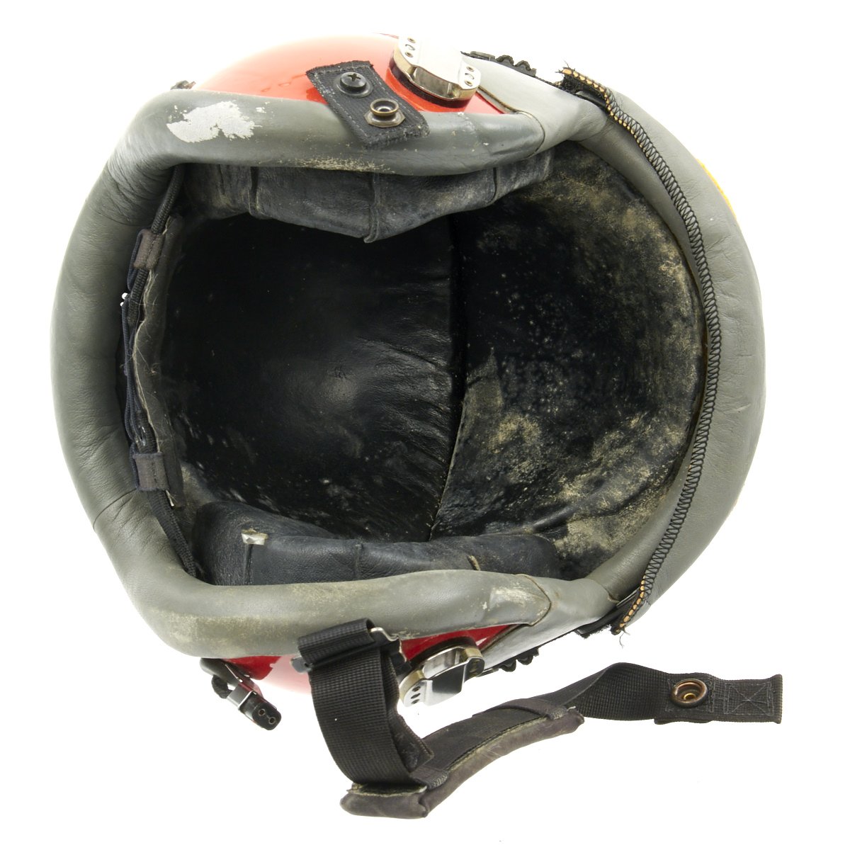 f 16 motorcycle helmet Original Cold War F-16 Fighting Falcon Pilot Helmet of the 475th Weapo – International Military Antiques