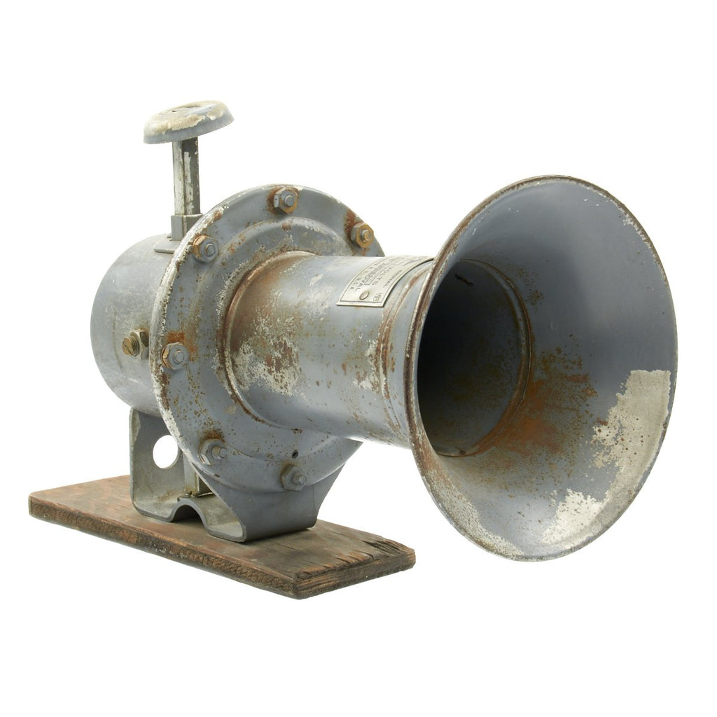 Original U.S. WWII Navy 1944 OOGA Signal Horn by EA Labratories - Functional Original Items