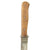 Original German WWII Wood Handle Trench Fighting Knife with Steel Boot Scabbard Original Items
