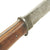 Original German WWII Wood Handle Trench Fighting Knife with Steel Boot Scabbard Original Items