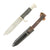 Original German WWII Hitler Youth Knife with Motto-Marked Blade and Scabbard Original Items